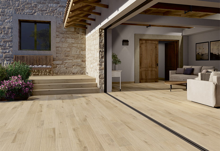 ALQUÉZAR ARENA ANTISLIP 20x120 · 8''x48'' · ALQUÉZAR ARENA 20x120 · 8''x48'' · PELDAÑO ANGULAR ALQUÉZAR ARENA ANTISLIP 120x32/3 · 48''x12,5''/1'' · FRONTAL ALQUÉZAR ARENA 15x120 · 6''x48'' · ZÓCALO ALQUÉZAR ARENA 9,8x120 · 3,9''x48''