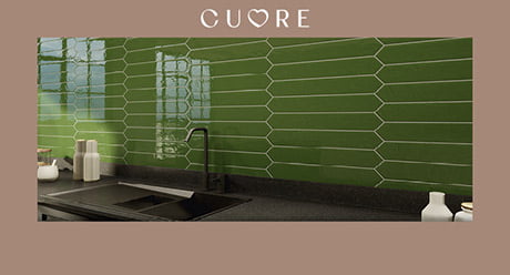 ARGILE  VERDE-COCINA-Ceramica-Natucer