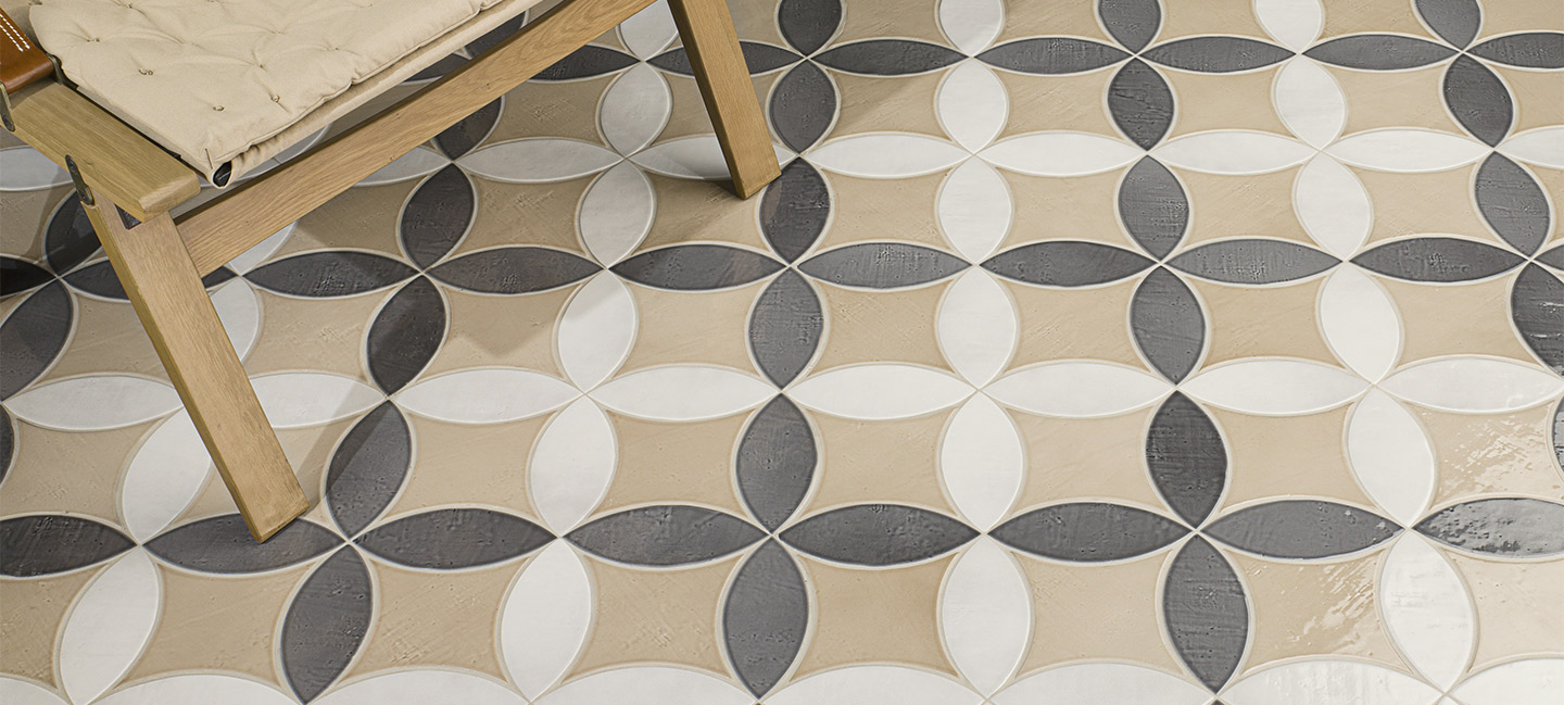 LEGACY KITE LINEN 16,5x16,5 · 6,5''x6,5'' · LEGACY PETAL CHARCOAL 20x8 · 8''x3'' · LEGACY PETAL PEARL 20x8 · 8''x3''