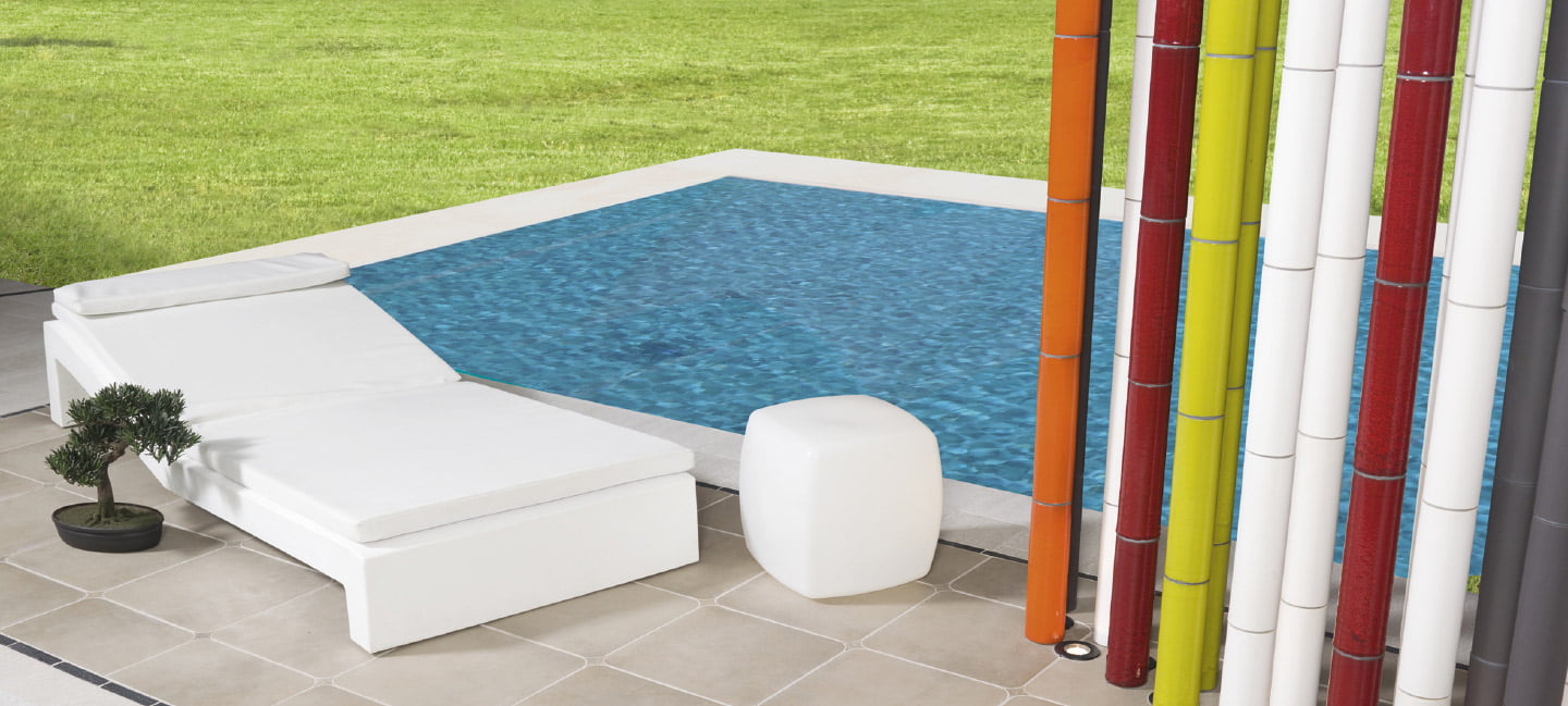 Piscina Terraza Dark Frost Yolk Rubi Gem Bamboo Life Arq Natucer