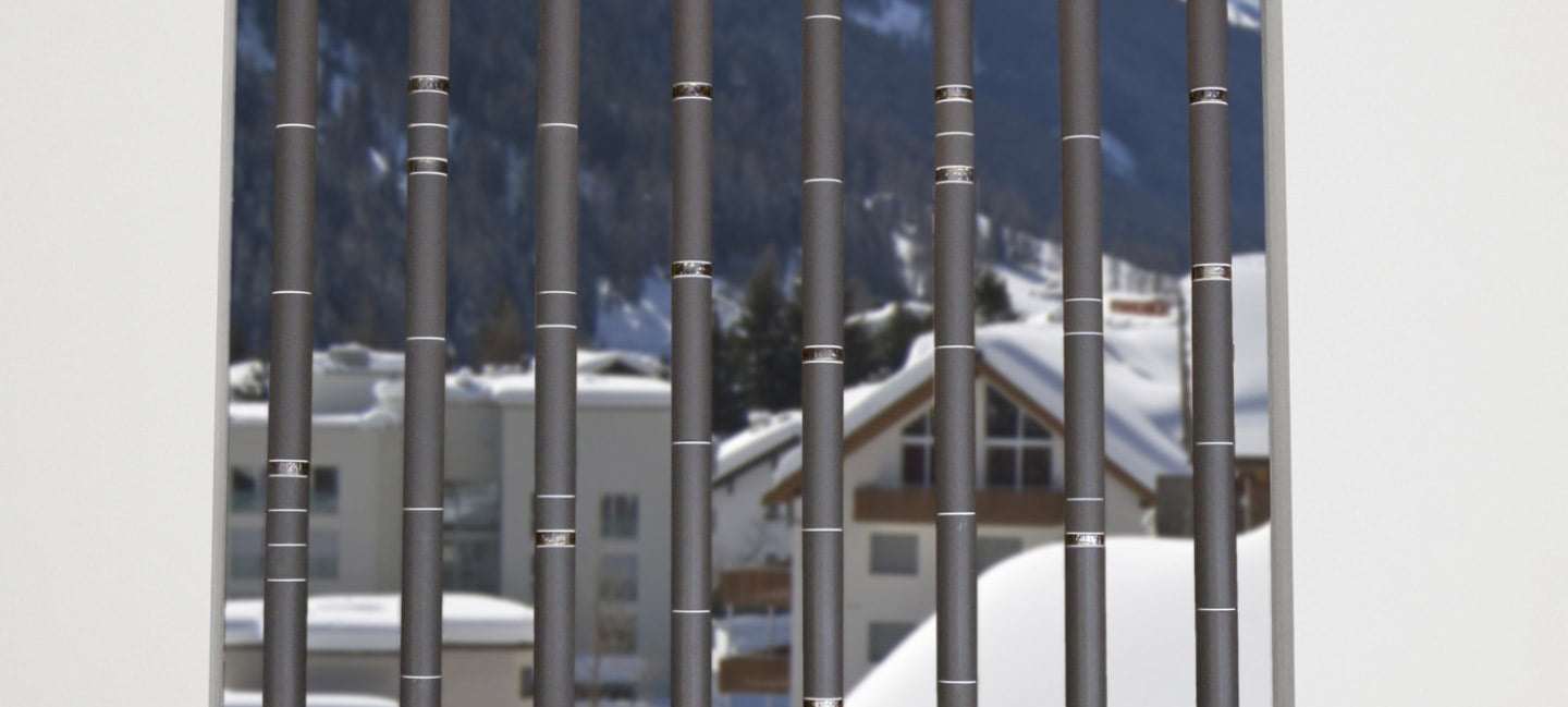 Ventana Dark Metal Bamboo Life Arq Natucer