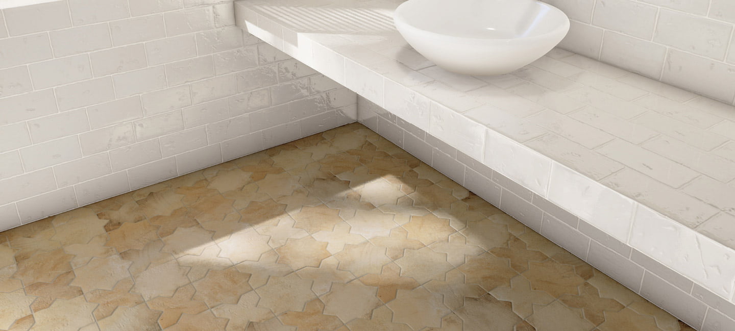 MALTA SNOW 10x20 · 4''x8'' · MALTA STAR COTTO 15,5x15,5 · 6''x6'' · MALTA CROSS COTTO 15,5x15,5 · 6''x6''