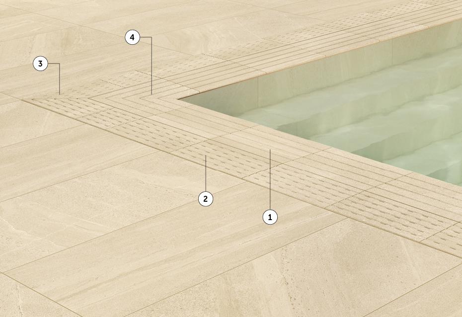 Leyenda Piezas Piscina Desbordante con gratting