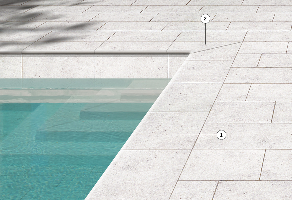 Leyenda Piezas Piscina Skimmer con borde