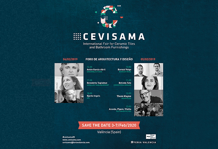 CONTINUAR LEYENDO SOBRE Espectacular Foro de Arquitectura Cevisama 2020