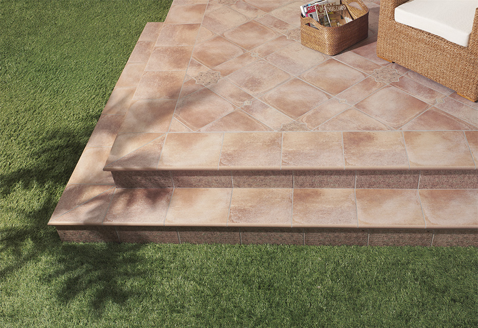 PIEMONTE TORINO 36x36 · LOSANGA TORINO 15,5x36 · PELDAÑO CURVO PIEMONTE TORINO 36x33/4 · FRONTAL CERANO 15,5x36 · ESTRELLA CERANO A y B 15,5x15,5 · TACO CERANO 4x4