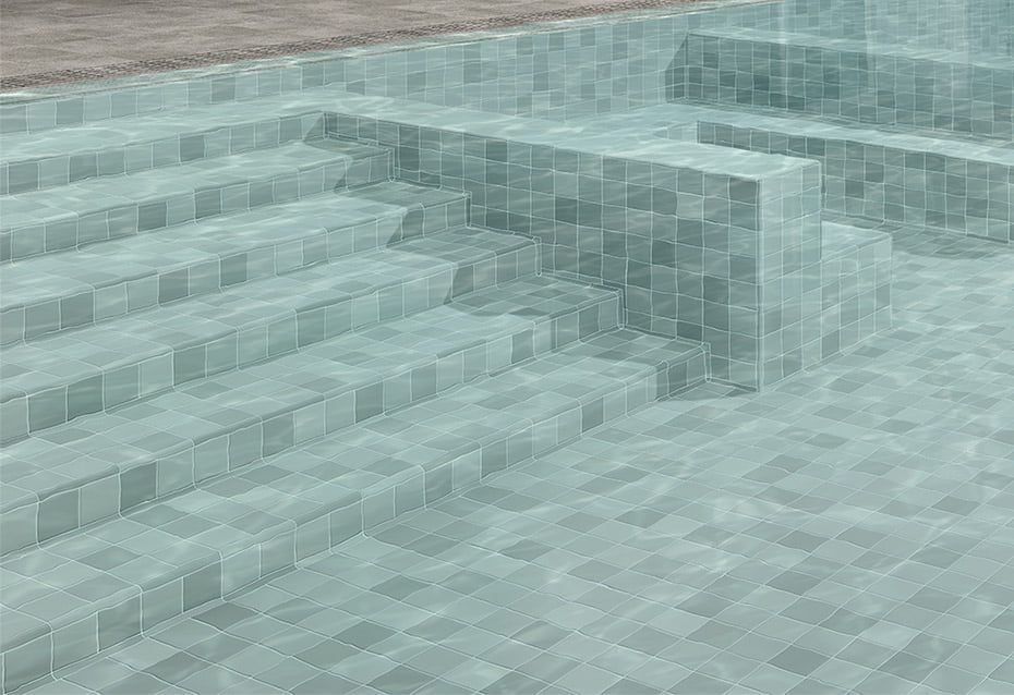 POOL PORC. IRON 10x10 · MEDIA CAÑA INT. · CUBRECANTO · COMP. INT. EXT. MEDIA CAÑA · COMP. EXT. MEDIA CAÑA · COMP. INT. EXT. CUBRECANTO · COMP. EXT. CUBRECANTO