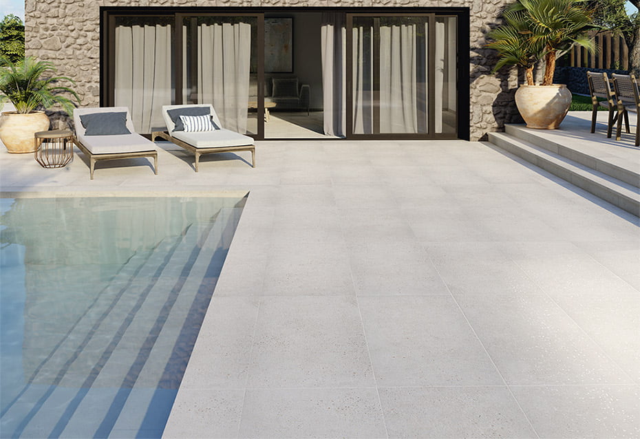 POSETS BLANCO ANTISLIP 60x120 · 24''x48'' · PELD. ANG. POSETS BLANCO ANTISLIP 120x32/3 · 48''x12,5''/1'' · FRONTAL POSETS BLANCO ANTISLIP 15x120 · 6''x48'' ÁNG. PELD. POSETS BLANCO ANTISLIP 120x32x45/3 · 48''x12,5''x17,7''/1''