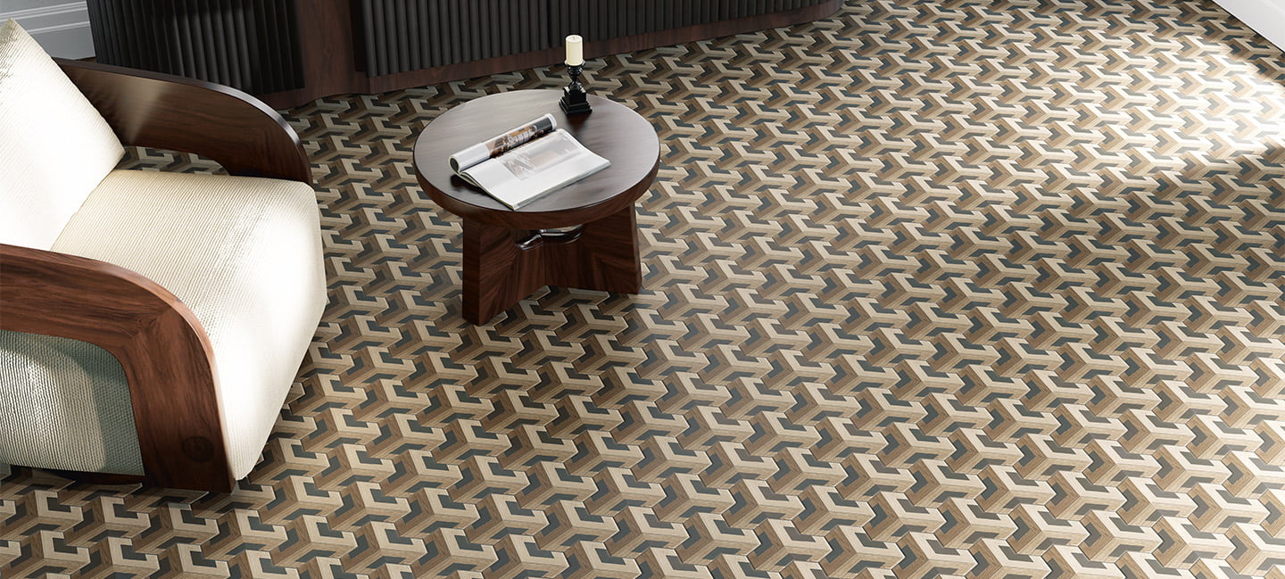 TRIART BOX WOOD 17,4x17,2 · 6,9''x6,8''