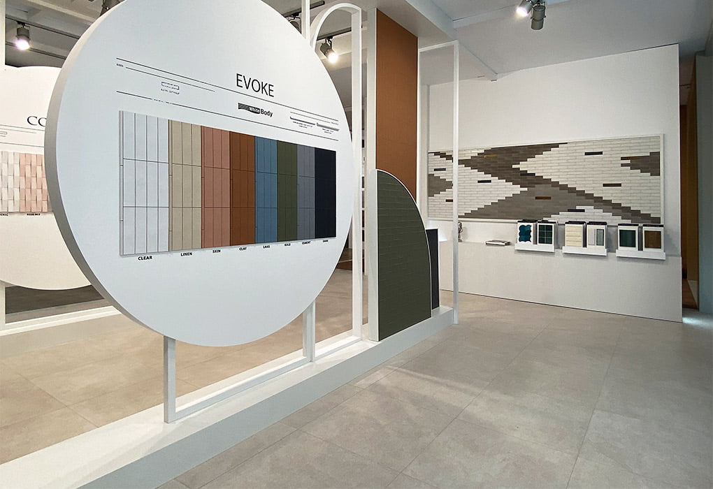 Zona Evoke en el stand de Cevisama 2020