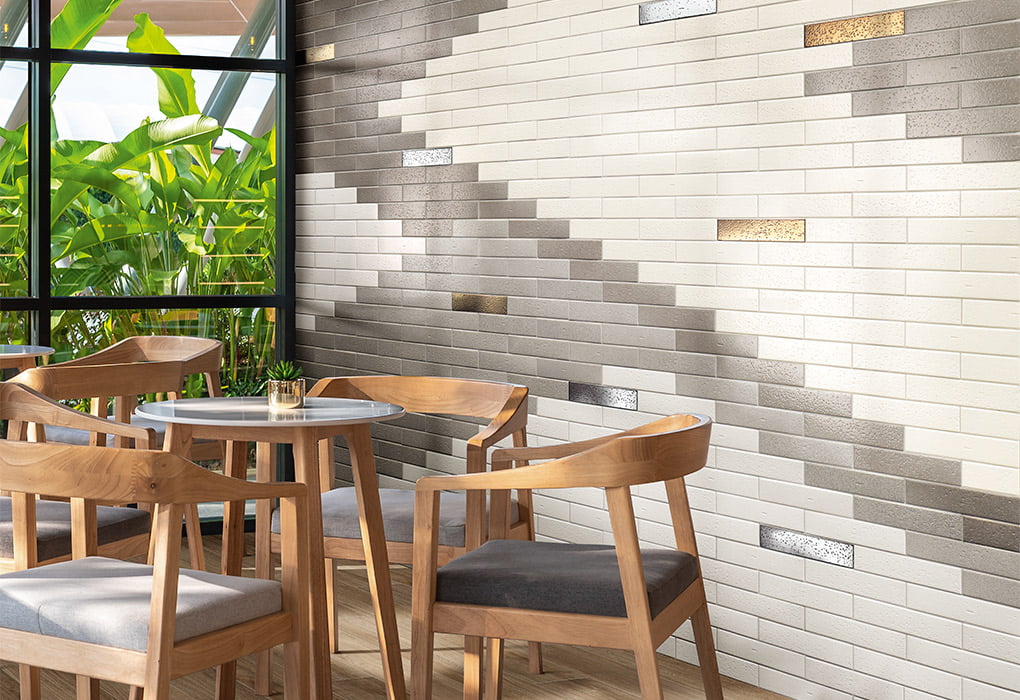 Muretto Bianco · Tostato · Grigio · Nocciola · Oro · Argento