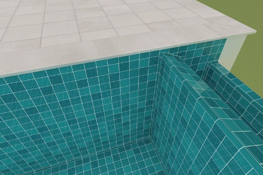 Infinity Pool Porc Emerald